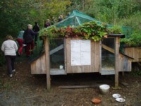 Reforesting Scotland Gathering at DunBeag - the chicken and duck house