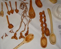 Photo of Kate Wilkinson's wooden spoons, by Doon of May